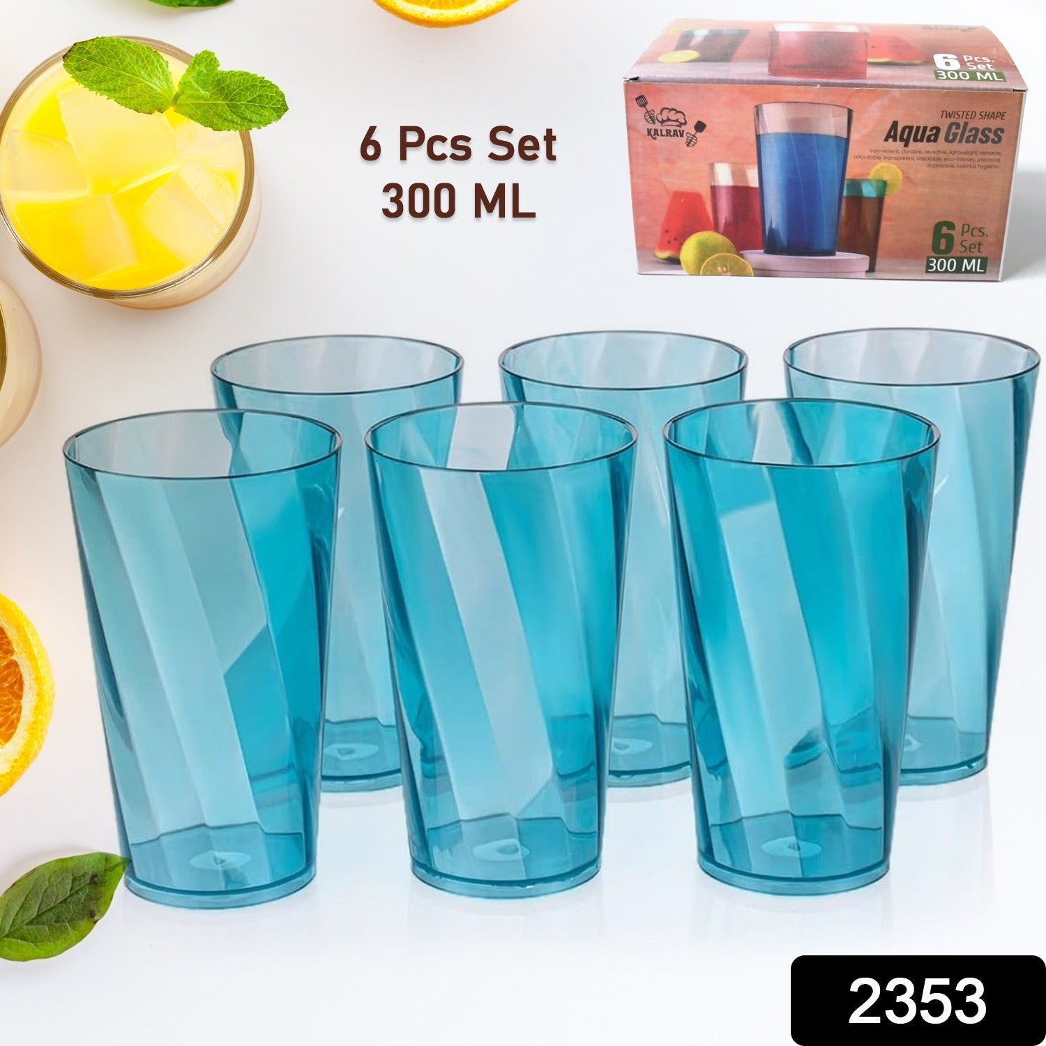 Transparent drinking glasses set Transparent drinking glasses set